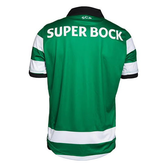 Sporting Lisbon Home 2016/17 Soccer Jersey Shirt - Click Image to Close